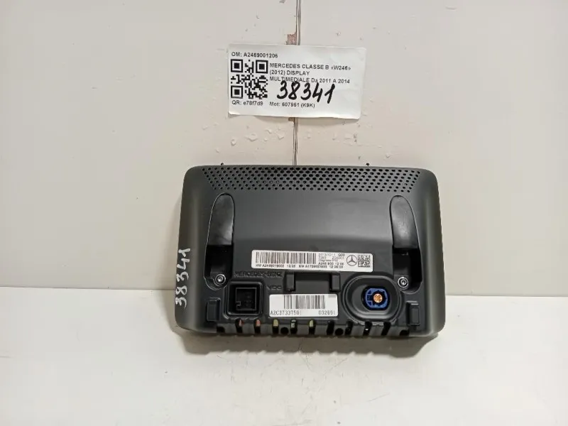 Display Multimediale A2469001206 Mercedes Classe B W246 2012