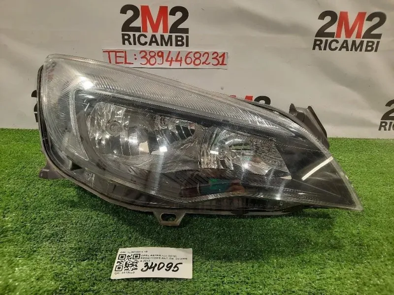 Proiettore ANT DX 1LG010011-18 Opel Astra J 2012