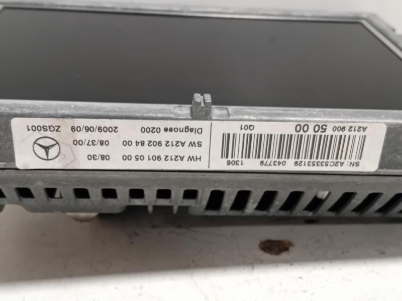 Display Multimediale A2129010500 Mercedes Classe E C207 Coupé 2010