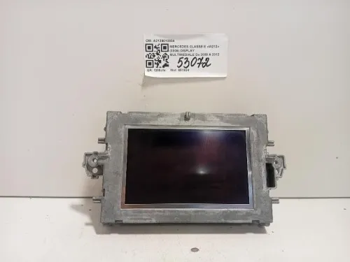Display Multimediale A2129010804 Mercedes Classe E W212 2009