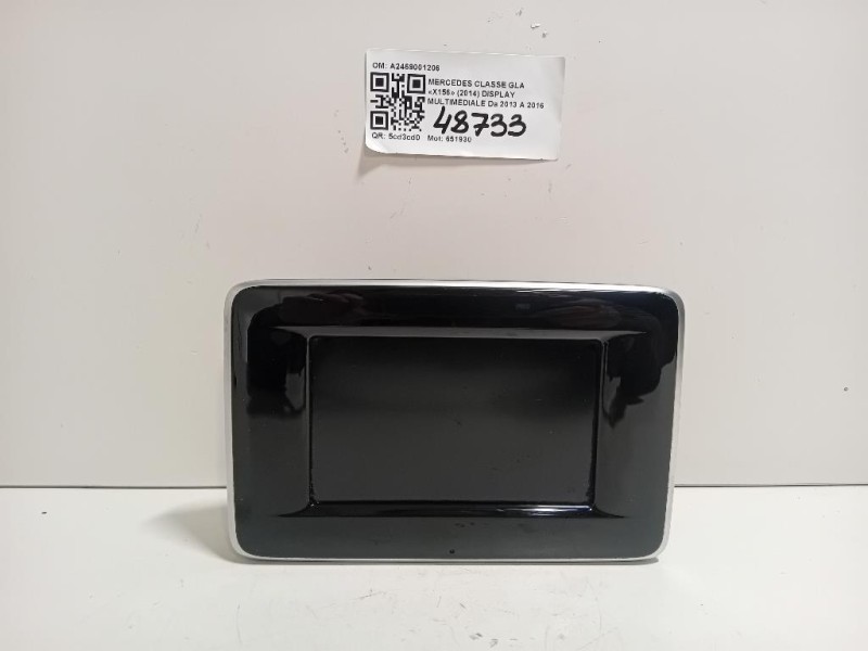 Display Multimediale A2469001206 Mercedes Classe GLA X156 2014