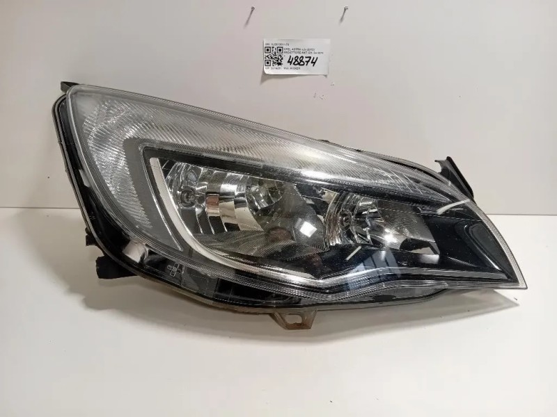Proiettore ANT DX 1LG010011-70 Opel Astra J 2012