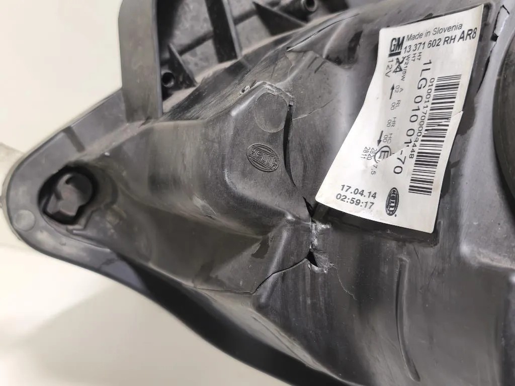 Proiettore ANT DX 1LG 010 011 70 Opel Astra J 2012