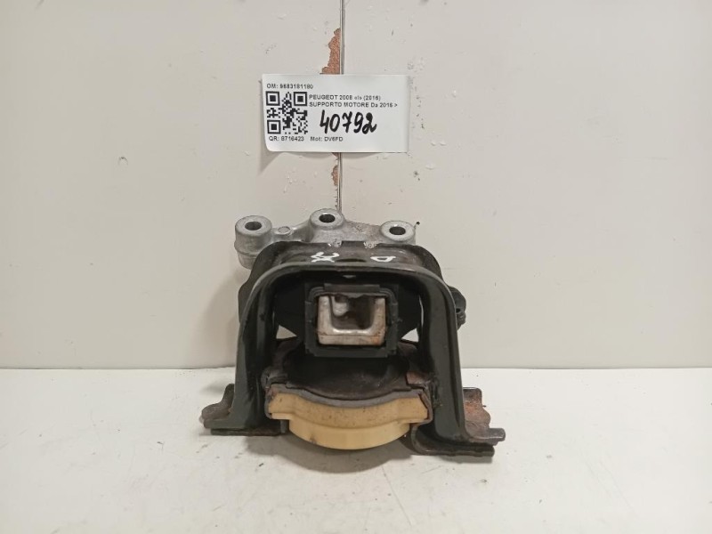 Supporto Motore 9683181180 Peugeot 2008 I 2016