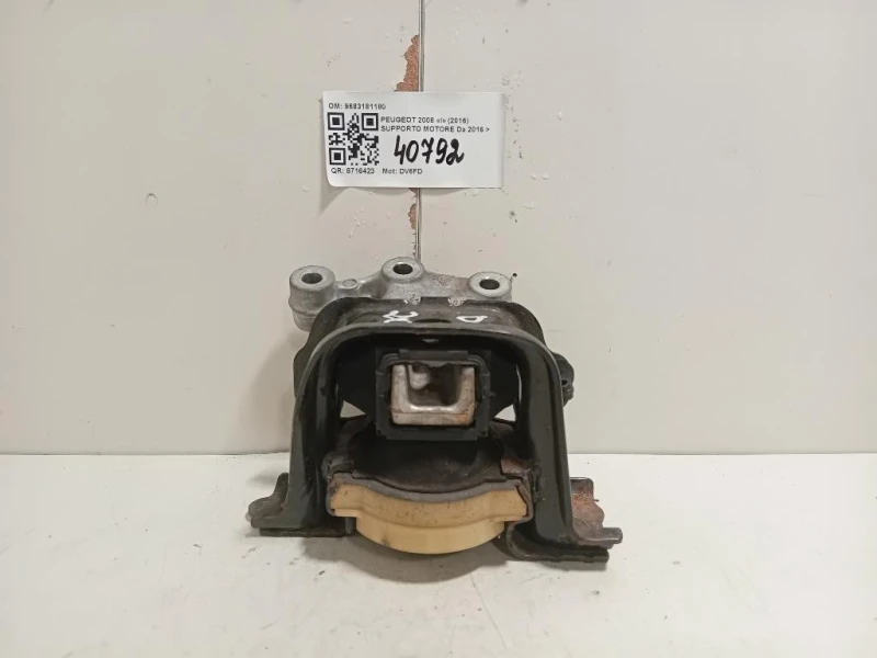 Supporto Motore 9683181180 Peugeot 2008 I 2016