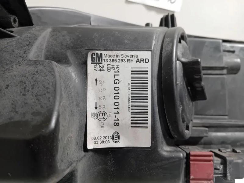 Proiettore ANT DX 1LG01001118 Opel Astra J SW 2010