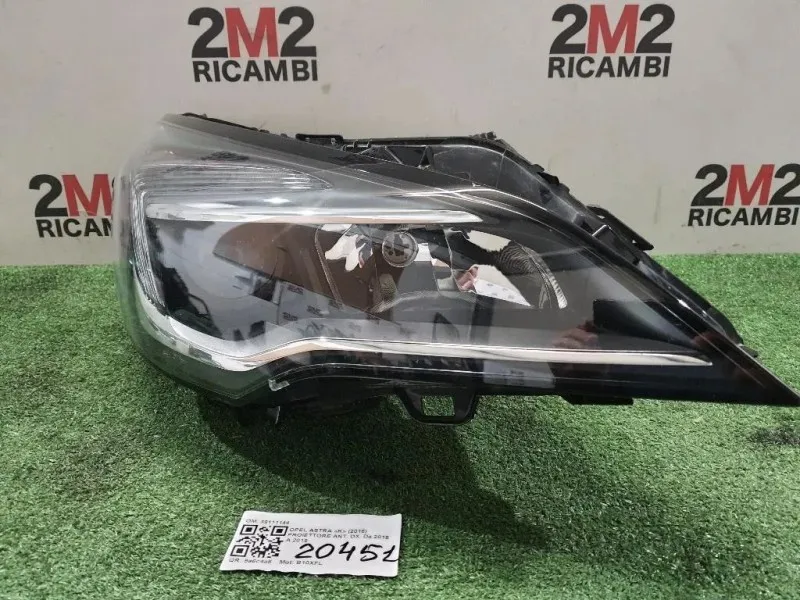 Proiettore ANT DX 39111144 Opel Astra K 2016