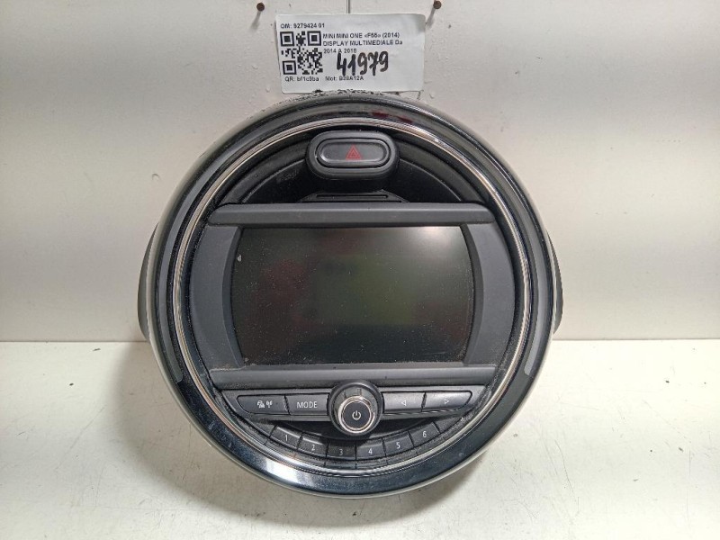 Display Multimediale 9279424 01 Mini MINI ONE F55 2014