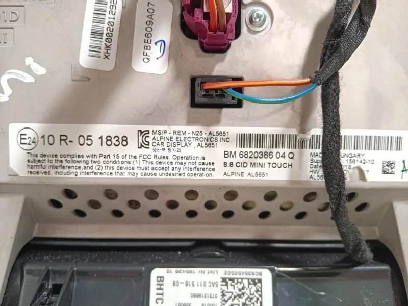 Display Multimediale BM6820386 04 Q Mini MINI ONE F55 2014