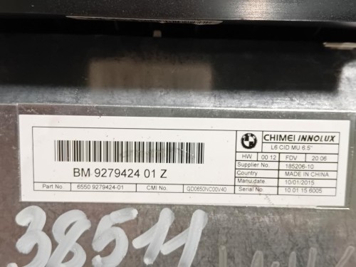 Display Multimediale BM9279424 01 Mini MINI ONE F55 2014