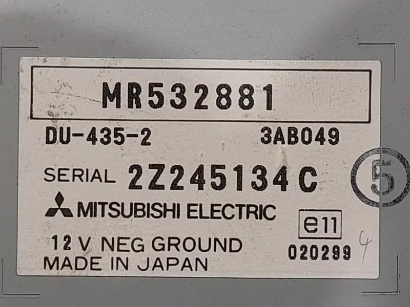 Display Multimediale MR532881 Mitsubishi Pajero III 2000