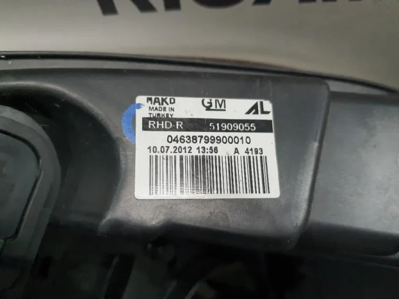 Proiettore ANT DX 95512504 Opel Combo D 2012