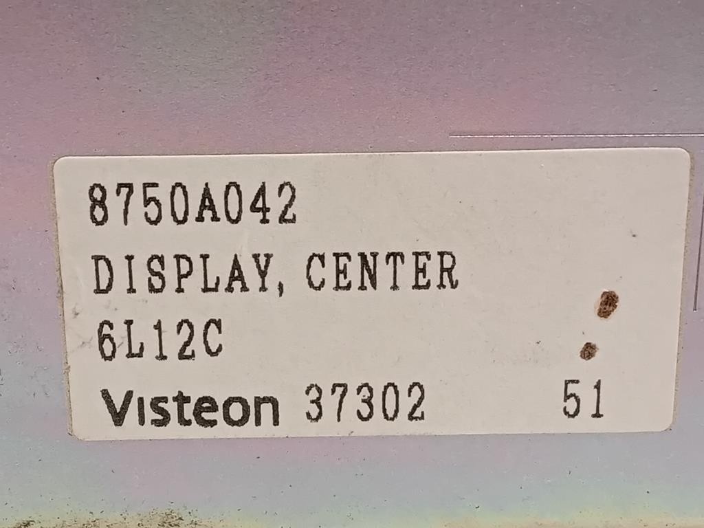 Display Multimediale 8750A042 Mitsubishi Pajero IV 2007