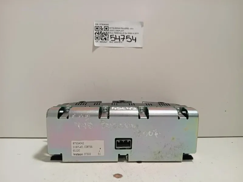 Display Multimediale 8750A042 Mitsubishi Pajero IV 2007