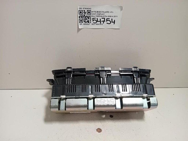 Display Multimediale 8750A042 Mitsubishi Pajero IV 2007