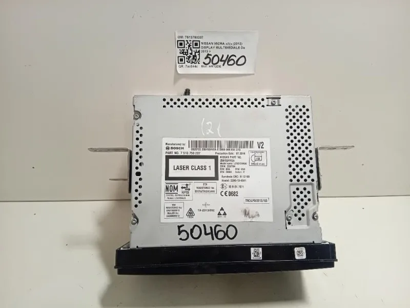 Display Multimediale 7513750207 Nissan Micra IV 2013