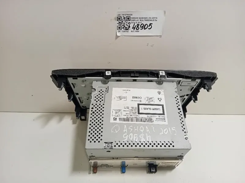 Display Multimediale 7513750220 Nissan Qashqai II 2014