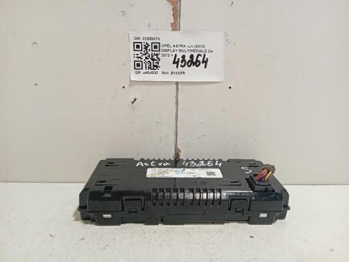 Display Multimediale 22858076 Opel Astra J 2012