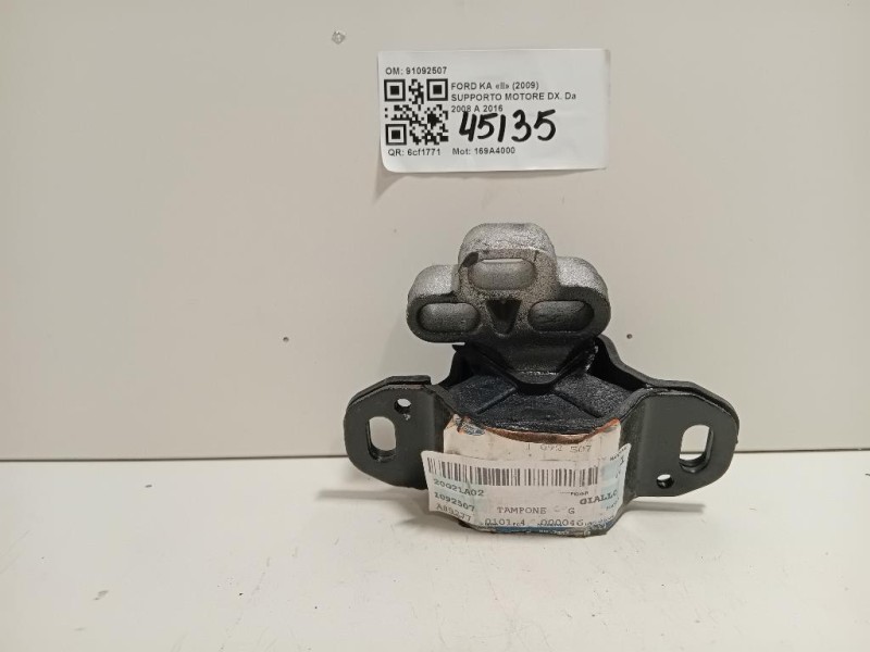 Supporto Motore DX 1092507 Ford KA II 2009
