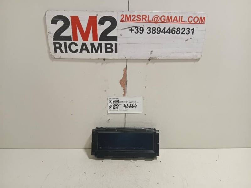 Display Multimediale 22858076 Opel Astra J 2012
