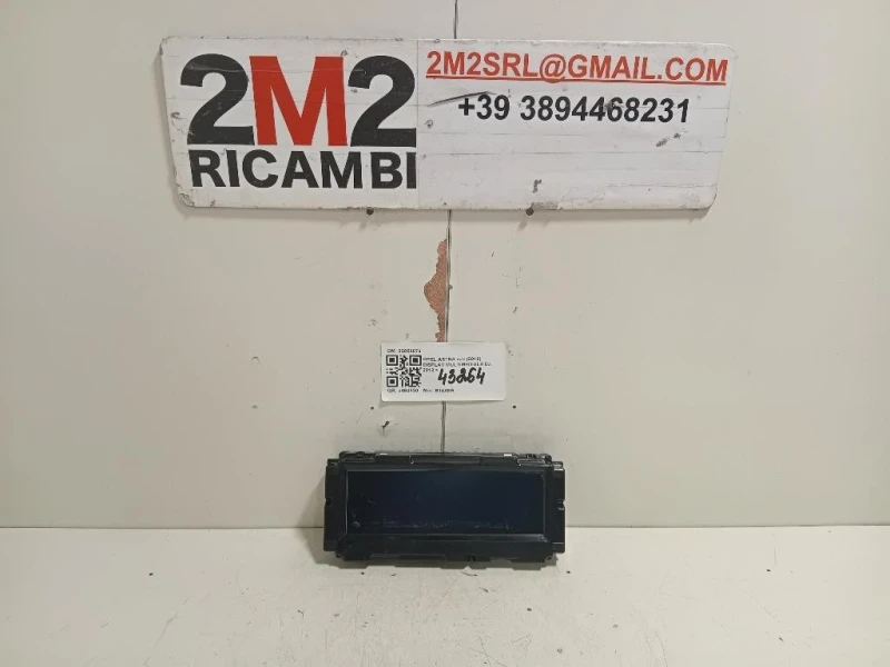 Display Multimediale 22858076 Opel Astra J 2012