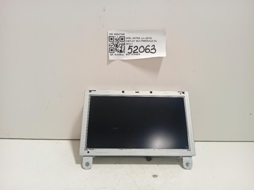 Display Multimediale 95247248 Opel Astra J 2012