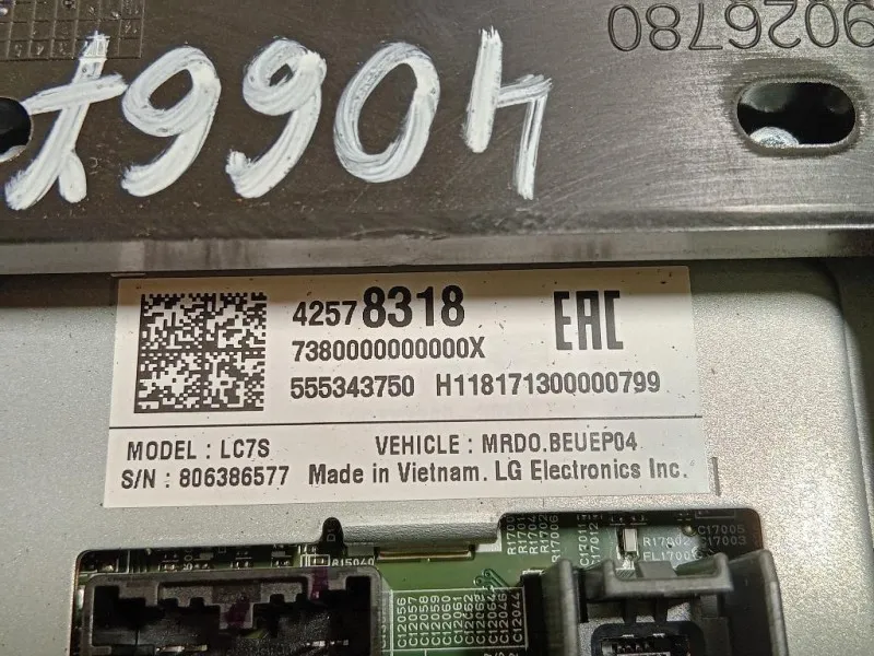 Display Multimediale 42578318 Opel Astra K 2016