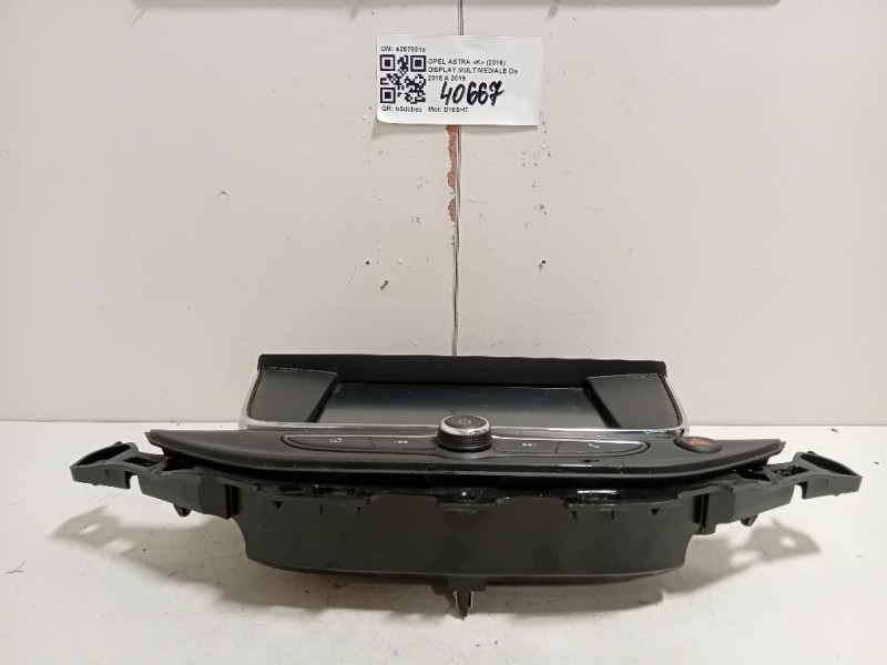 Display Multimediale 42578318 Opel Astra K 2016