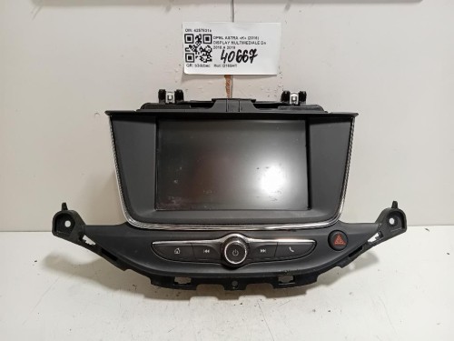 Display Multimediale 42578318 Opel Astra K 2016