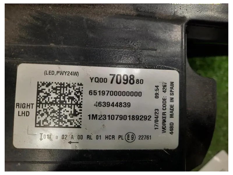 Proiettore ANT DX YQ00709880 Opel Crossland X 2021