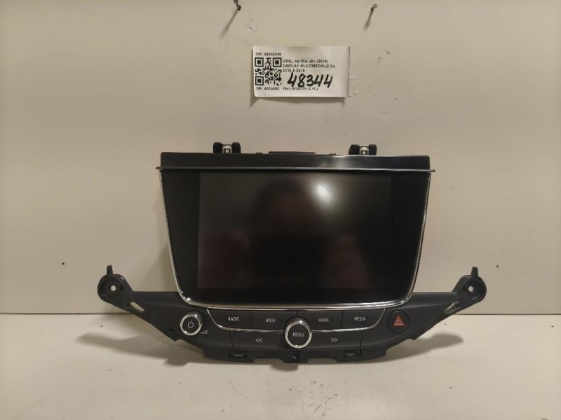Display Multimediale 39042448 Opel Astra K 2016