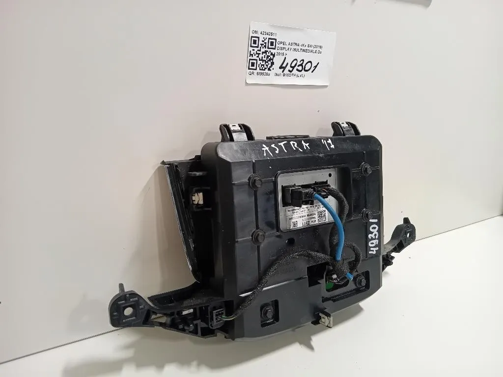 Display Multimediale 42342511 Opel Astra K SW 2016