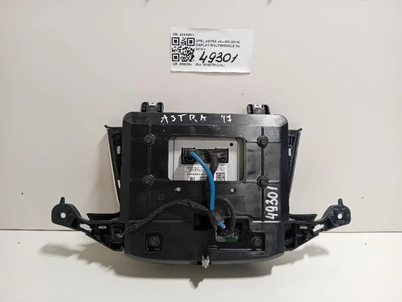 Display Multimediale 42342511 Opel Astra K SW 2016