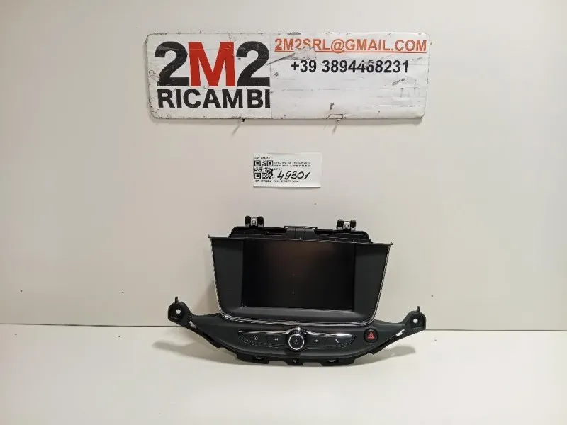 Display Multimediale 42342511 Opel Astra K SW 2016