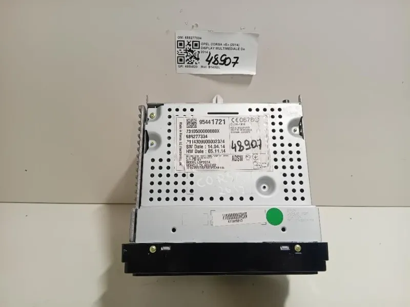 Display Multimediale 688277334 Opel Corsa E 2014