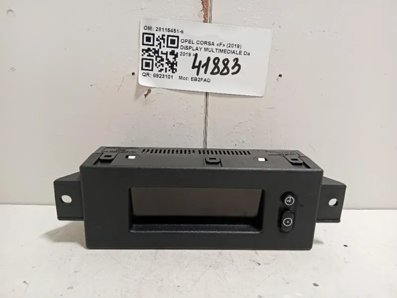 Display Multimediale 28115451-6 Opel Corsa F 2019