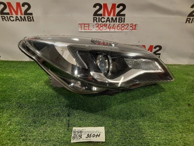 Proiettore ANT DX 1LL011 165-14 Opel Insignia A 2013