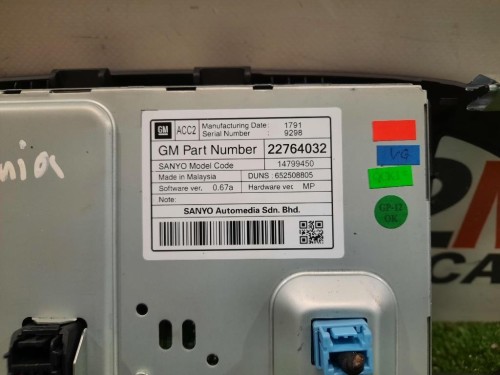 Display Multimediale 22764032 Opel Insignia A 2009