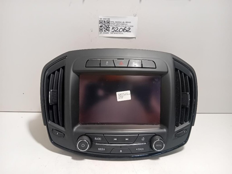 Display Multimediale 26681355 Opel Insignia B Grand Sport 2017
