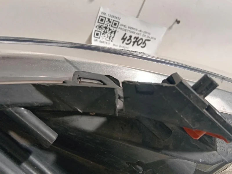 Proiettore ANT DX 13253632 Opel Meriva B 2014