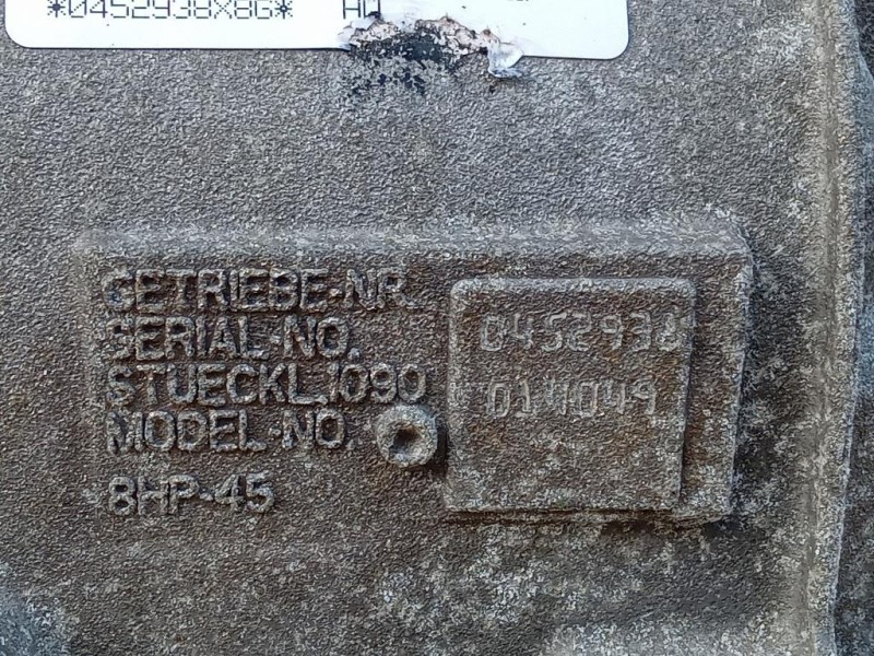 Cambio 8HP-45 8 MARCE AUTOMATICO Bmw Serie 3 F30 Berlina 2012