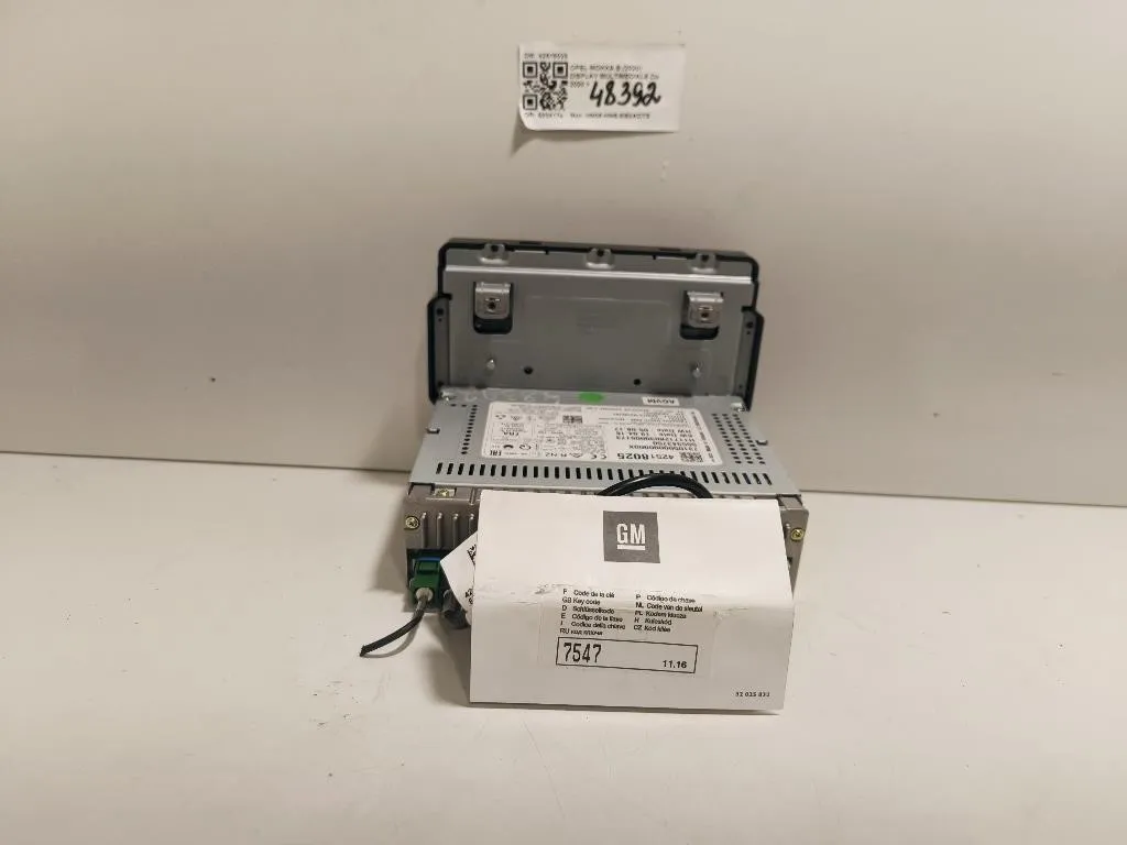 Display Multimediale 42518025 Opel Mokka B 2020