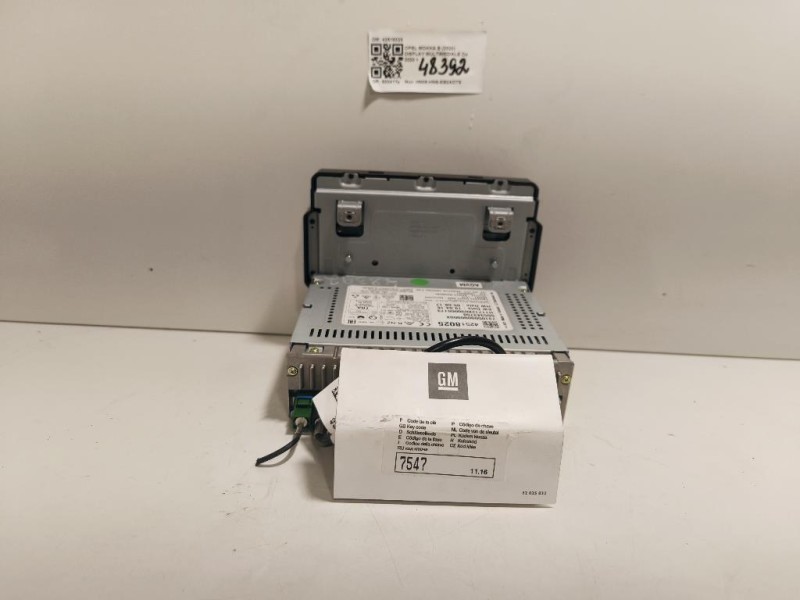 Display Multimediale 42518025 Opel Mokka B 2020