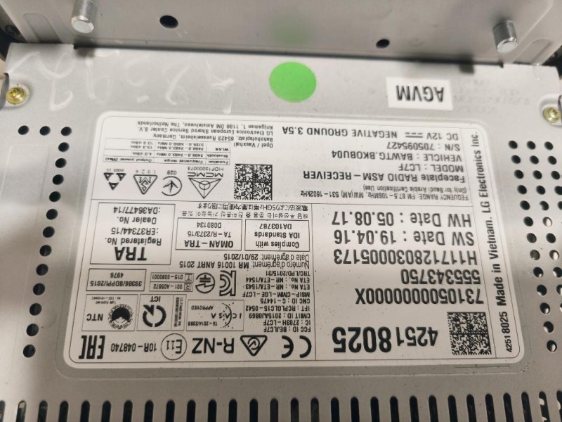 Display Multimediale 42518025 Opel Mokka B 2020