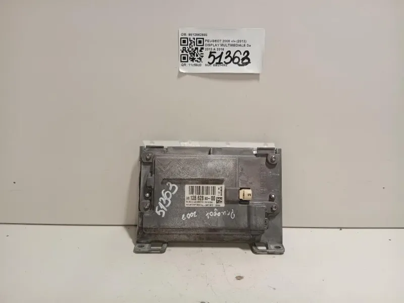 Display Multimediale 9812862880 Peugeot 2008 I 2013