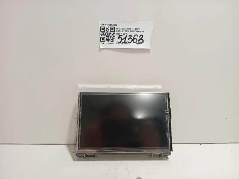 Display Multimediale 9812862880 Peugeot 2008 I 2013