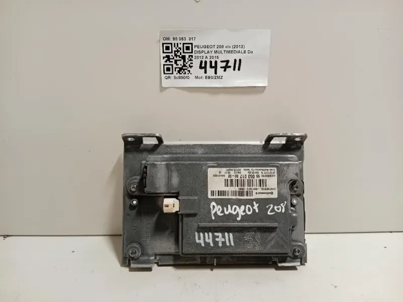 Display Multimediale 98 053 017 Peugeot 208 I 2012