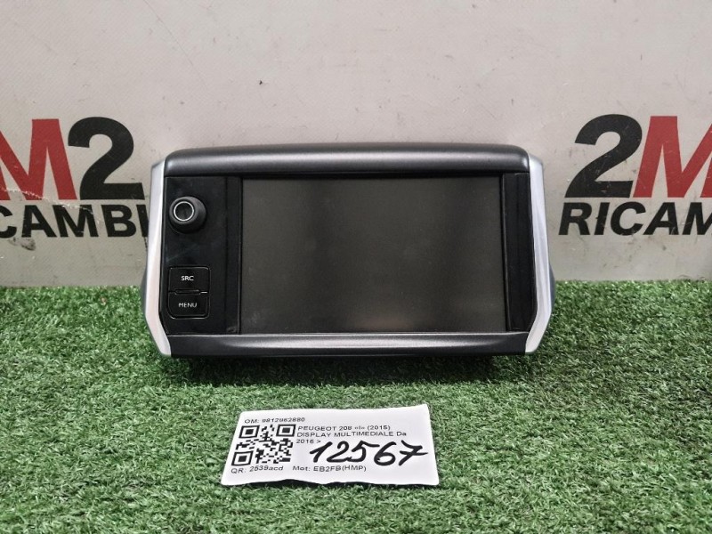 Display Multimediale 9812862880 Peugeot 208 I 2015