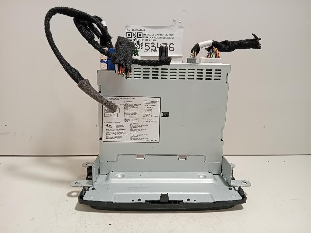 Display Multimediale 281156764R Renault Captur I 2017