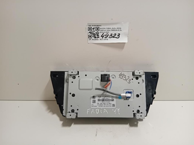 Display Multimediale 6V0919604C Skoda Fabia NJ3 2018